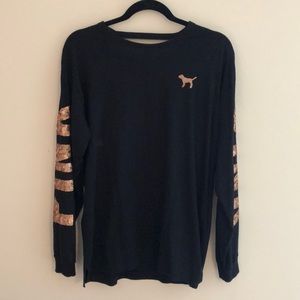 Rose Gold Sequin VS Top